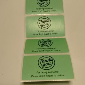 💙100 Thank You- Shipping Labels Thermal Packaging Stickers 2.25"x1.25"💙